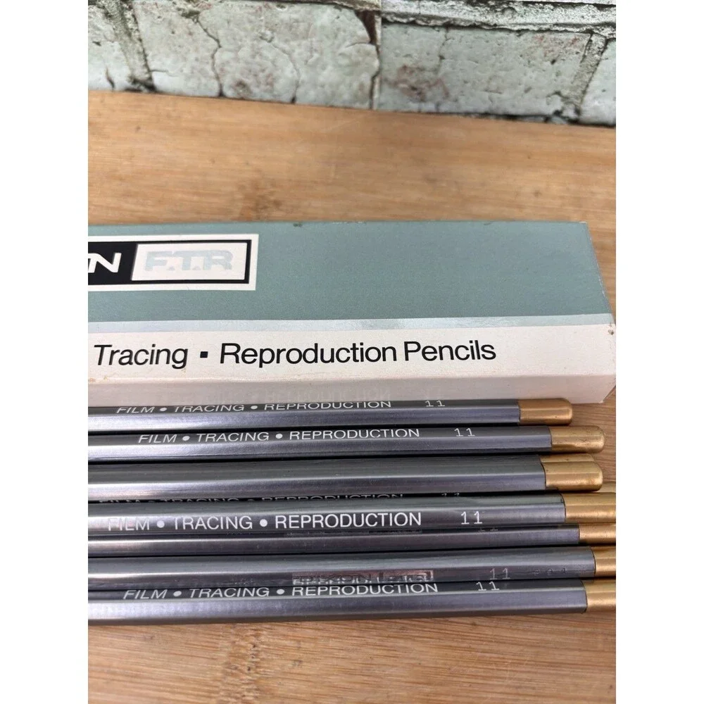 Lot DIXON FTR Drawing Pencils #33, #22,#11 New & Used, Boxes,24 Total Vintage